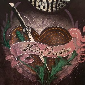 Harley Davidson Ladies Top Large. Very Pretty.